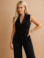 Noa | Wrap Jumpsuit for Women with Belt