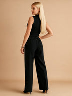 Noa | Wrap Jumpsuit for Women with Belt