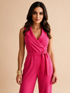 Noa | Wrap Jumpsuit for Women with Belt