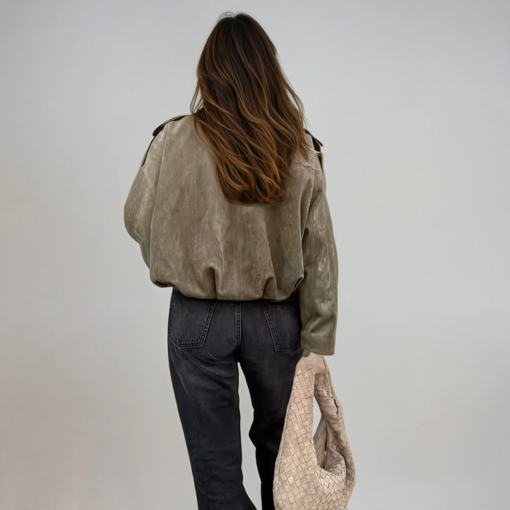 Vintage Oversized Bomber Jacket - detail 2