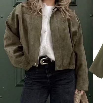 Vintage Oversized Bomber Jacket - detail 3