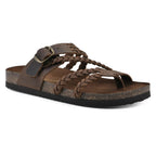 Adrienne — Braided Slide Sandals for Women with Strap