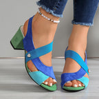Agathe — Chunky Heel Sandals for Women with Straps