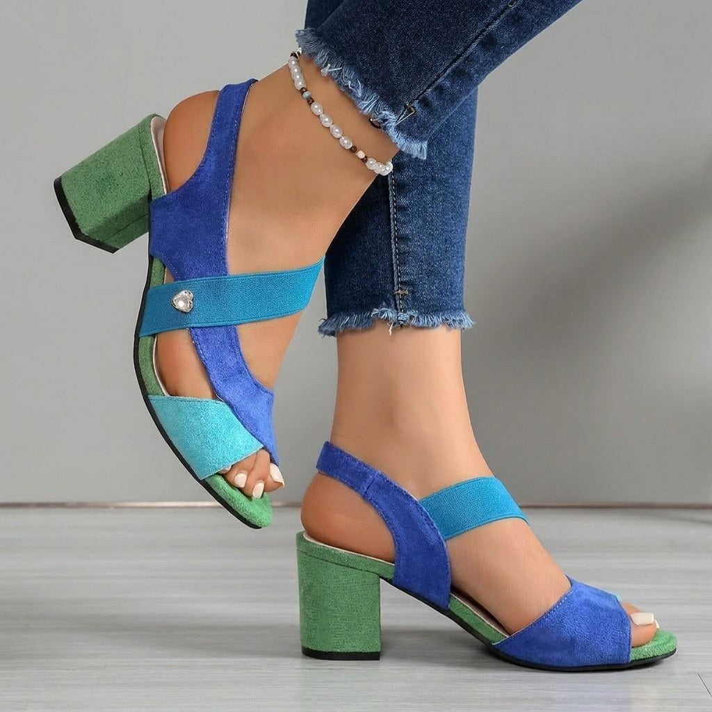 Agathe — Chunky Heel Sandals for Women with Straps (4)