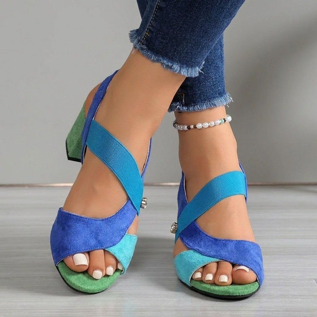Agathe — Chunky Heel Sandals for Women with Straps (5)