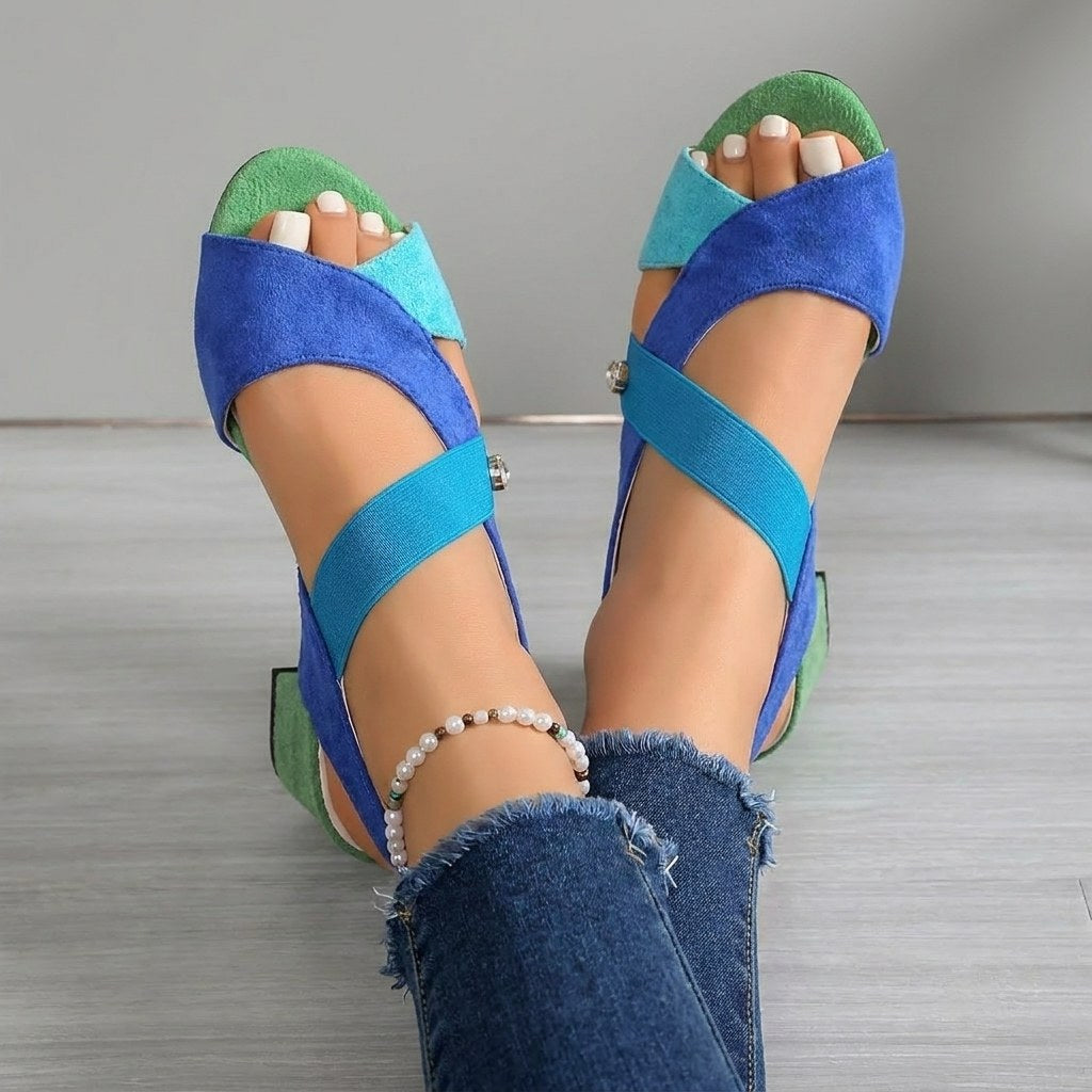 Agathe — Chunky Heel Sandals for Women with Straps (6)