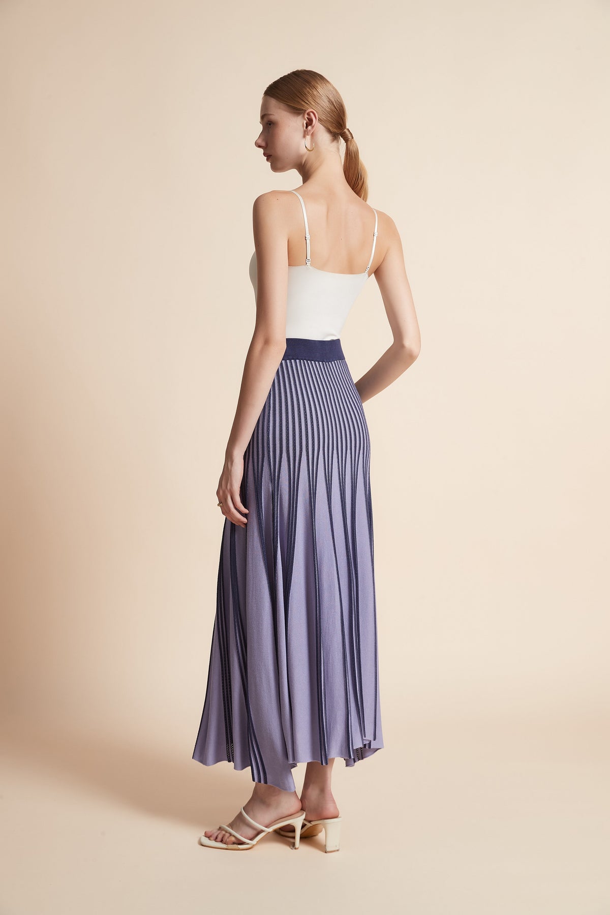 Albertine — Striped Maxi Skirt for Women (7)