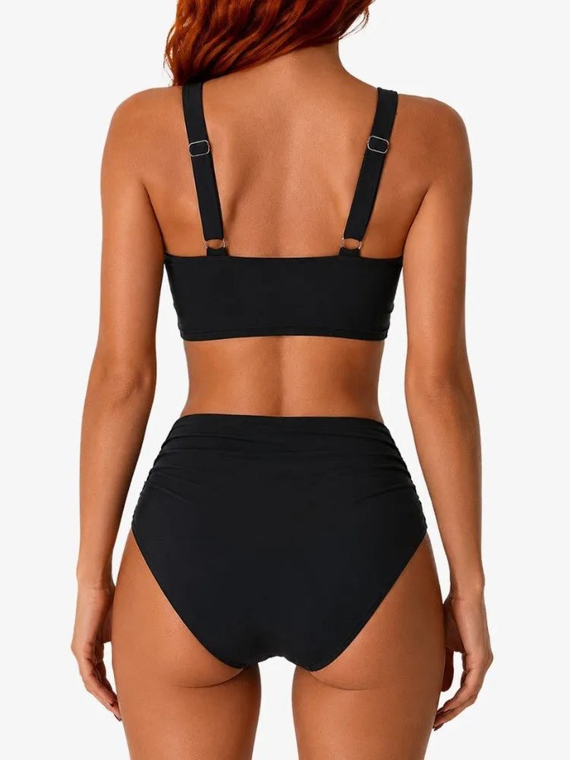Alice — High Waisted Bikini Set for Women with Ruched Bottom (2)