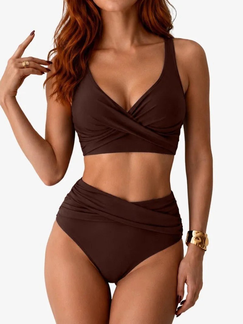 Alice — High Waisted Bikini Set for Women with Ruched Bottom (4)
