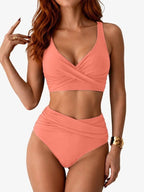 Alice — High Waisted Bikini Set for Women with Ruched Bottom (8)