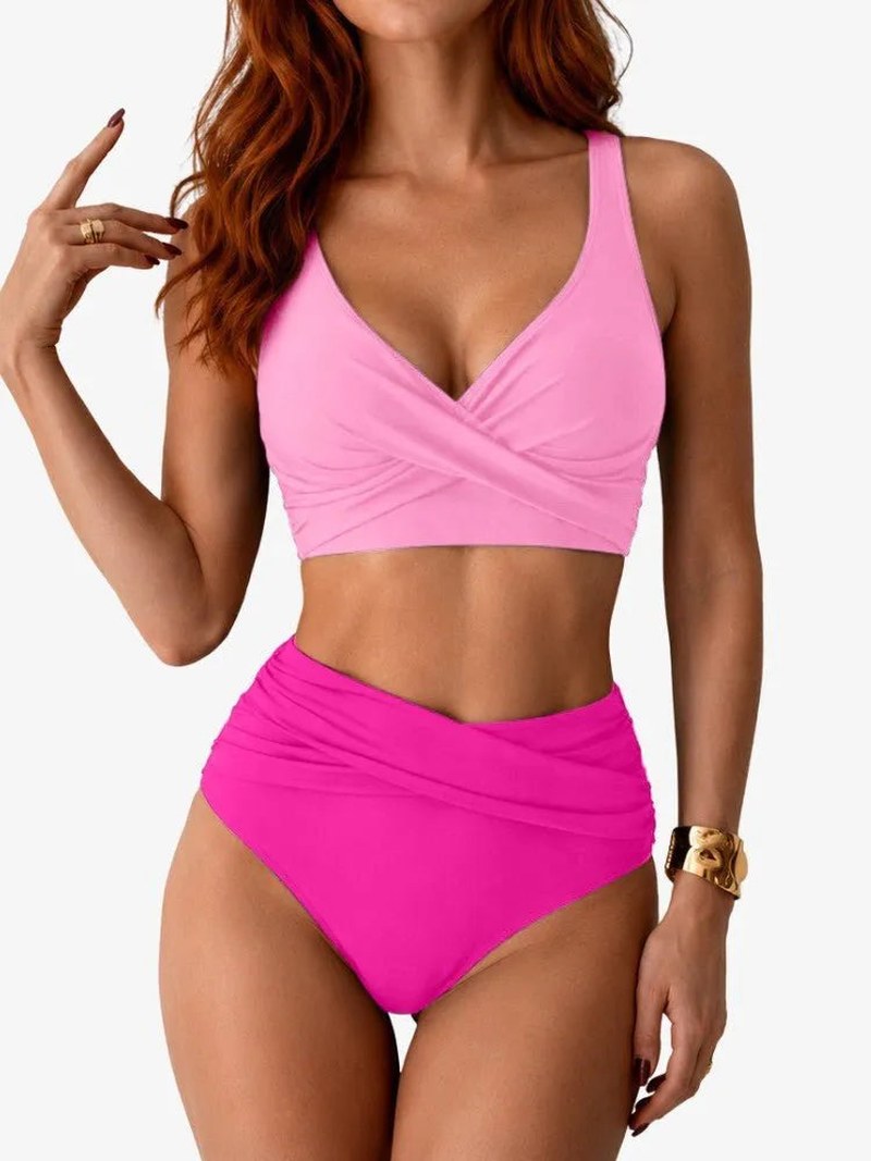 Alice — High Waisted Bikini Set for Women with Ruched Bottom (10)