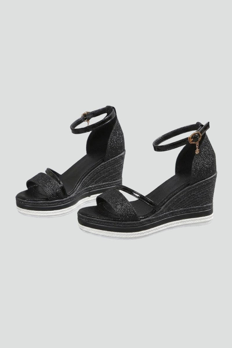 Anais — Wedge Sandals for Women with Ankle Strap