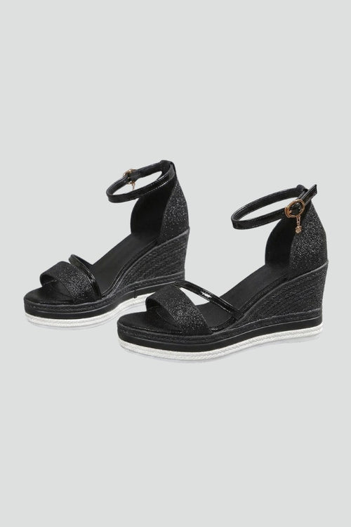 Anais — Wedge Sandals for Women with Ankle Strap