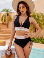 Annabelle — High Waisted Bikini Set for Women with Halter Top (7)