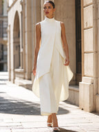 Aurore — Wide Leg Pants Set for Women with Sleeveless Top (9)