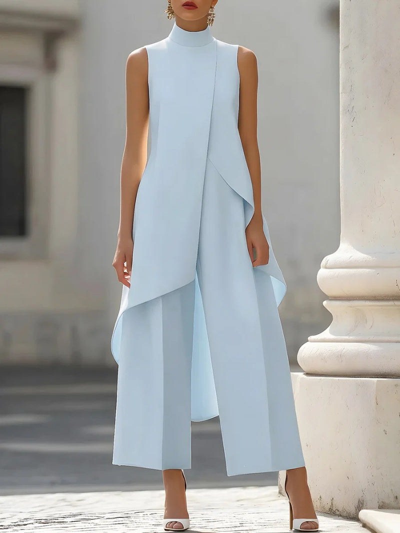 Aurore — Wide Leg Pants Set for Women with Sleeveless Top (10)