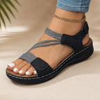 Camille — Walking Sandals for Women with Velcro Straps (3)
