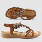 Celia — Beaded Flat Sandals for Women with Elastic Strap (9)