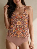 Chantal — Printed Tankini Swimsuit for Women with Double Straps (4)