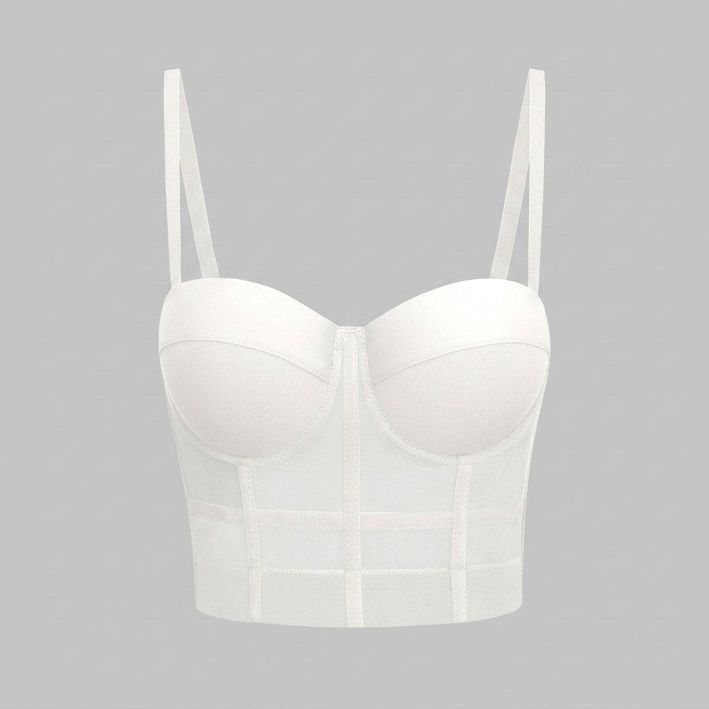 Clarisse — Mesh Bustier Top for Women with Underwire (3)