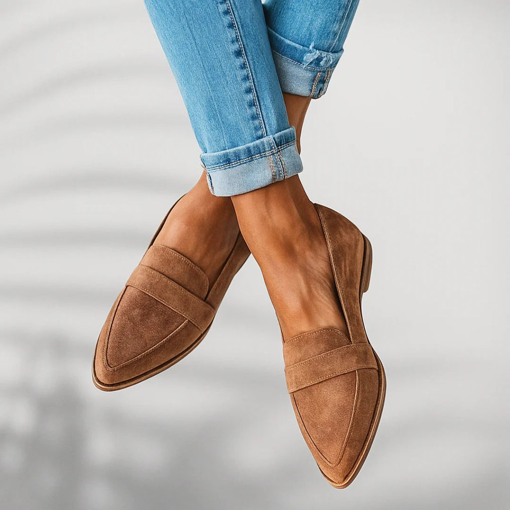 Dominique — Slip On Loafers for Women with Low Heel (3)