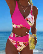 Domitille — Floral Bikini for Women with High Waist (5)