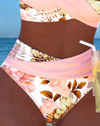 Domitille — Floral Bikini for Women with High Waist (6)