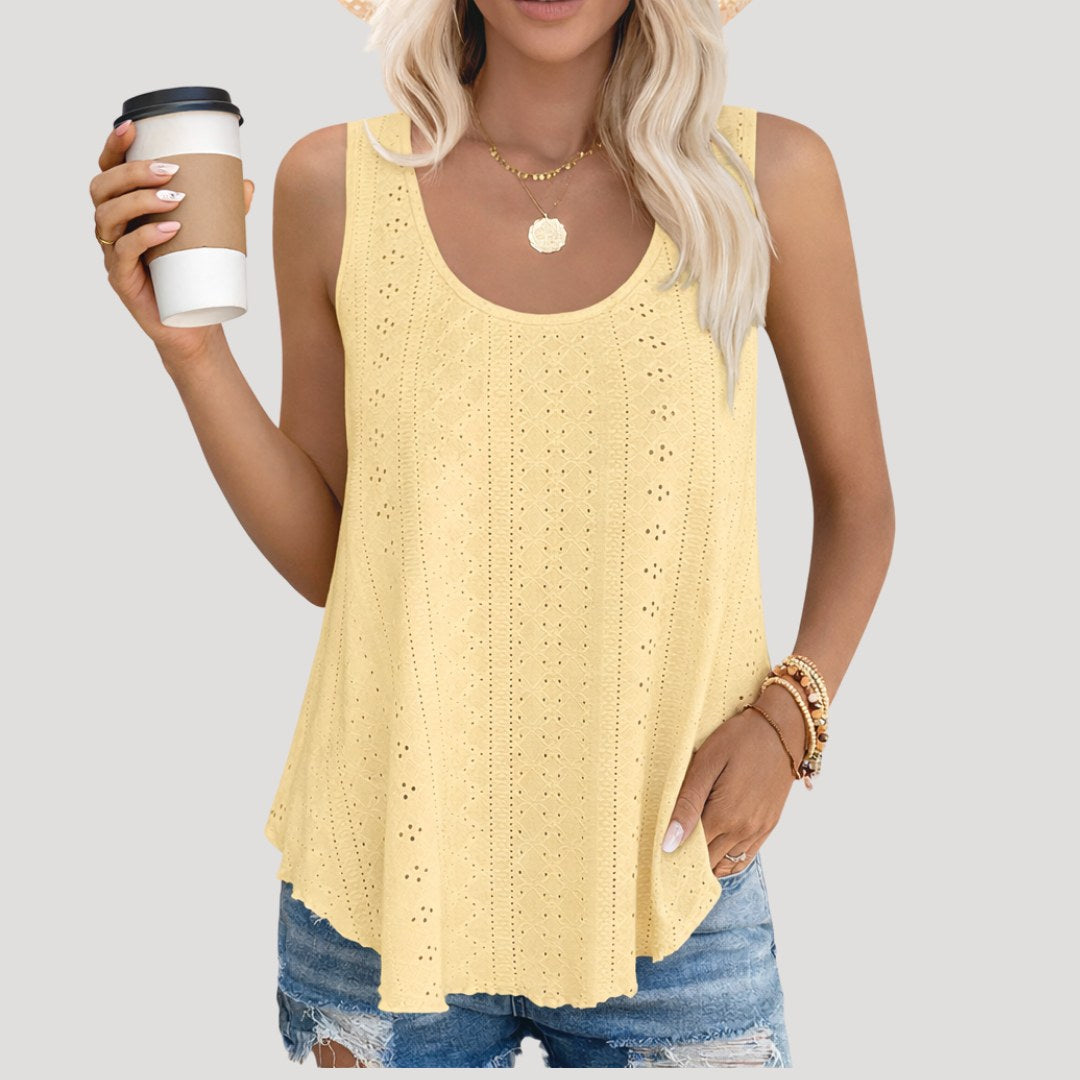 Emma — Eyelet Tank Top for Women (6)