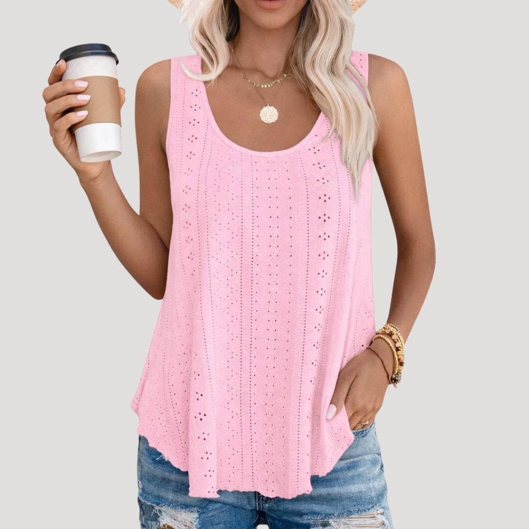 Emma — Eyelet Tank Top for Women (7)