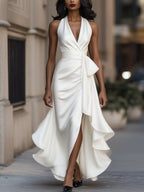 Estelle — Elegant Wrap Maxi Dress for Women with Halter Neck (6)