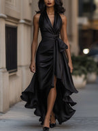 Estelle — Elegant Wrap Maxi Dress for Women with Halter Neck (9)