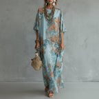 Jade — Floral Kaftan Dress for Women (2)