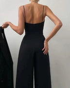 Jeanne — Wrap Jumpsuit for Women with Wide Legs (3)
