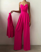 Jeanne — Wrap Jumpsuit for Women with Wide Legs (4)