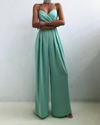 Jeanne — Wrap Jumpsuit for Women with Wide Legs (5)
