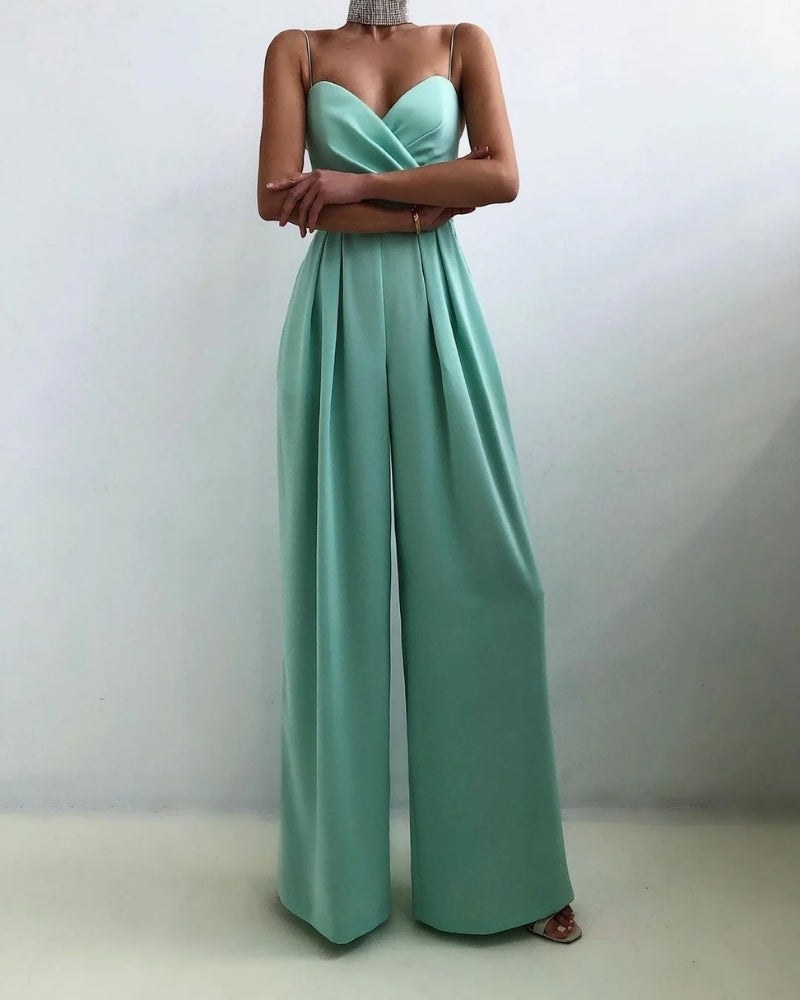Jeanne — Wrap Jumpsuit for Women with Wide Legs (5)