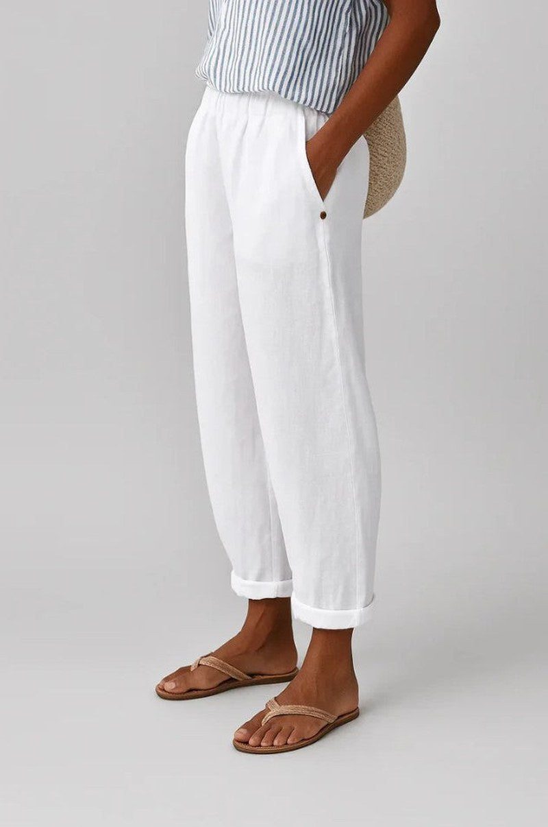 Laure — Linen Pants for Women with Pockets (2)
