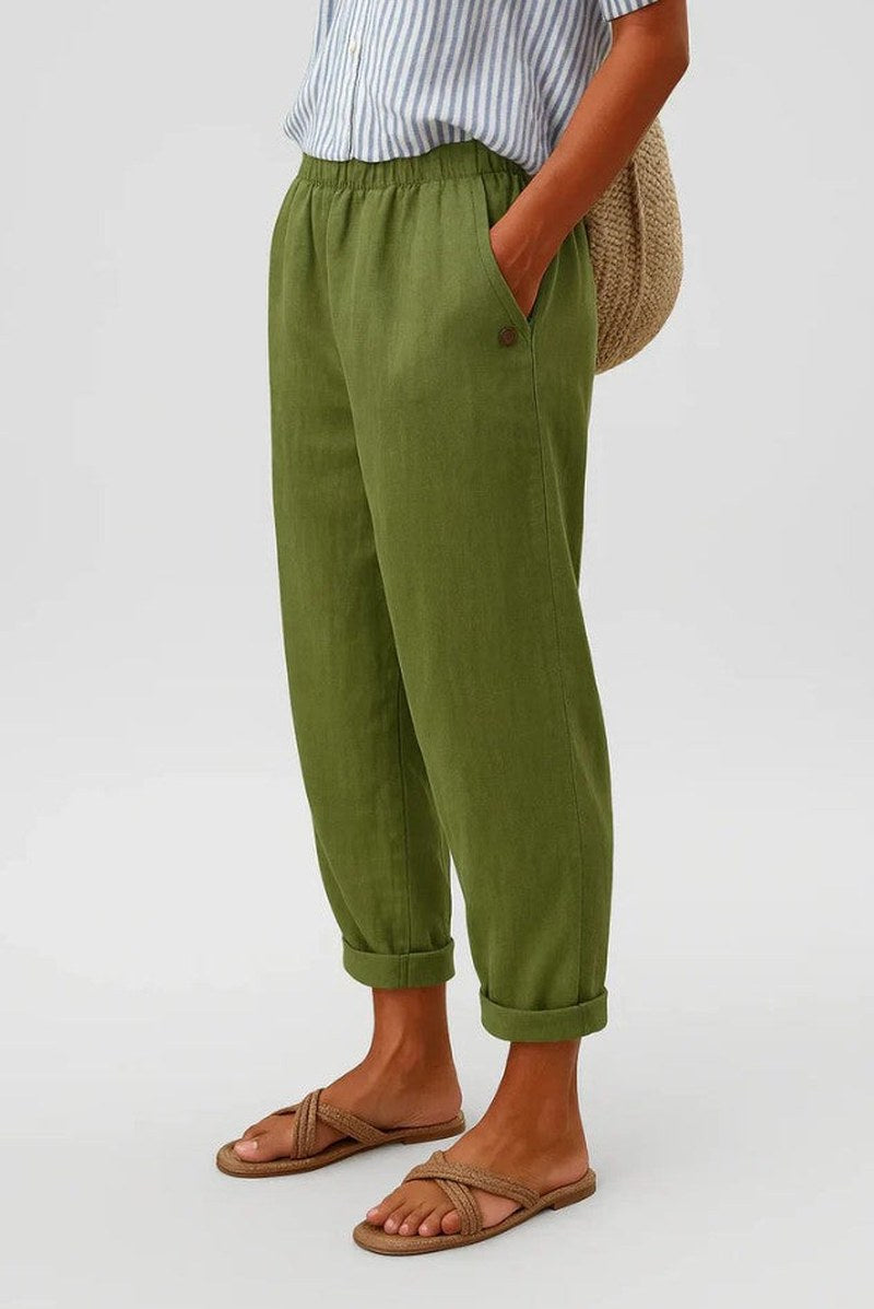 Laure — Linen Pants for Women with Pockets (4)
