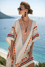 Lea — Embroidered Beach Cover Up Dress for Women (4)