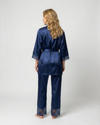Liliane — Satin Pajama Set for Women with Robe (2)