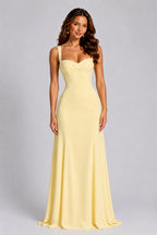Lina — Chiffon Maxi Dress for Women with Sweetheart Neckline
