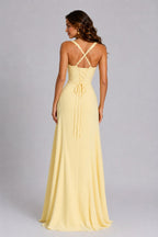 Lina — Chiffon Maxi Dress for Women with Sweetheart Neckline (2)