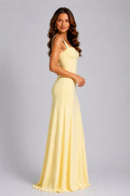 Lina — Chiffon Maxi Dress for Women with Sweetheart Neckline (3)