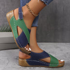 Lise — Cross Strap Wedge Sandals for Women (7)