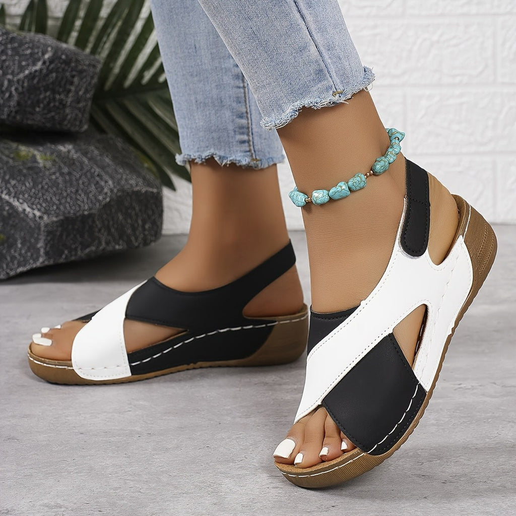 Lise — Cross Strap Wedge Sandals for Women (10)