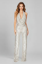 Louise — Sequin Halter Jumpsuit for Women with Wide Legs (2)