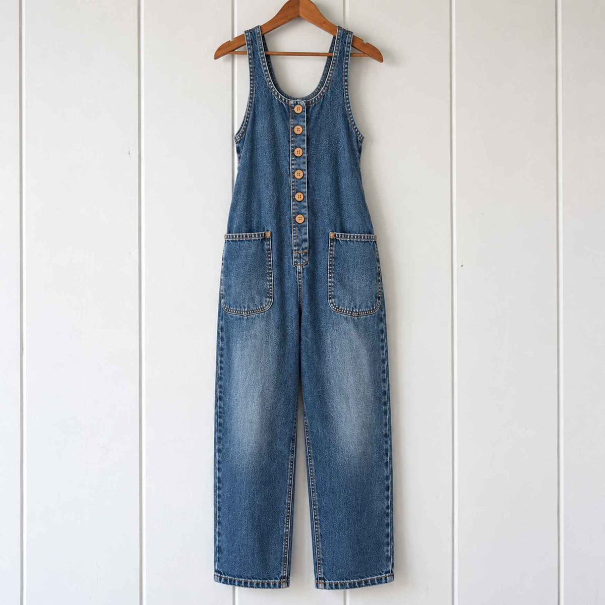 Mathilde — Relaxed Denim Jumpsuit for Women with Front Pockets (2)