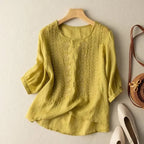 Maylis — Embroidered Linen Blouse for Women (4)