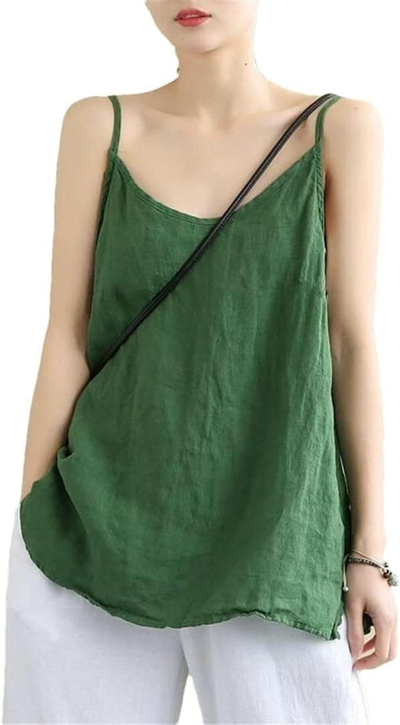 Nina — Linen Cami Top for Women (5)