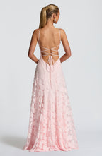 Noelle — Lace Corset Maxi Dress for Women with Spaghetti Straps (3)